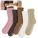 CoCozy Fuzzy Socks with Grips for Women, Cozy Fluffy Socks Gifts