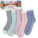 CoCozy Fuzzy Socks with Grips for Women, Cozy Fluffy Socks Gifts