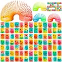 Cocurb 256 PCs Mini Spring Party Favors for Kids 4 to 8, 4 Assorted Designs