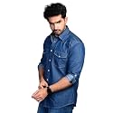Codaisy Men39s Blue Double Pocket Casual Full