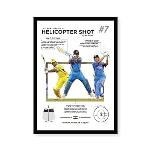 wood dhoni wall poster frames8x12 inch a4 sizehanging wall artwork frames for home bedroomliving room and walls aestheticsrectangular
