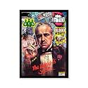 CodersParadise Wood Godfather Wall Poster Frames | 8X12 Inch (A4 Size) | Hanging Wall Artwork Frames For Home Bedroom, Living Room And Walls Aesthetics