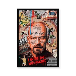 wooden heisenberg wall poster frame 812 a4 size premium hanging art framestylish wall decor for bedroom living room amp home aestheticrectangular
