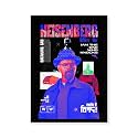 Wood Heisenberg Wall Poster Frames | 8X12 Inch (A4 Size) | Hanging Wall Artwork Frames For Home Bedroom