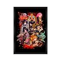 engineered wood Demon Wall Poster Frames|Aesthetic A4 Poster Frames For Home, Living Room, Bedroom and Office|Wall Frames Artworks|Hanging Theme Posters