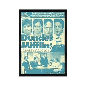 dunder mifflin wall poster frames  aesthetic a4 poster frames for home living room bedroom and office  wall frames artworks  hanging theme posters