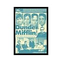 Dunder Mifflin Wall Poster Frames | Aesthetic A4 Poster Frames For Home, Living Room, Bedroom and Office | Wall Frames Artworks | Hanging Theme Posters