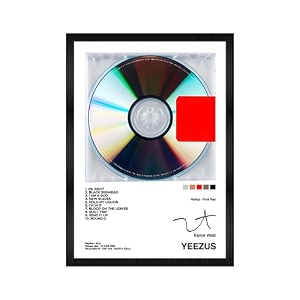 engineered wood kanye west - yezus wall poster framesaesthetic a4 poster frames for home living room bedroom and officewall frames artworkshanging theme posters