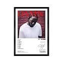 Kendric Lamar-Damn Wall Poster Frames | Aesthetic A4 Album Poster Frames For Home, Living Room, Bedroom and Office | Wall Frames Artworks | Hanging Theme Posters