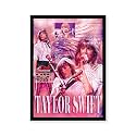 CodersParadise Wood Music Artist Tour Wall Poster Frames | 8X12 Inch (A4 Size) | Hanging Wall Artwork Frames For Home Bedroom, Living Room And Walls Aesthetics | Framed Artworks