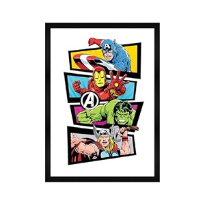 codersparadise new avengers wall poster frames  aesthetic a4 poster frames for home living room bedroom and office  wall frames artworks  hanging theme posters
