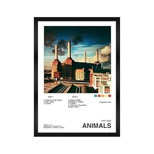codersparadise pink floyd-animals wall poster frames  aesthetic a4 poster frames for home living room bedroom and office  wall frames artworks  hanging theme posters