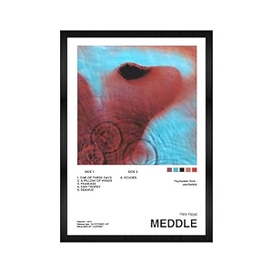 codersparadise pink floyd-meddle wall poster frames  aesthetic a4 poster frames for home living room bedroom and office  wall frames artworks  hanging theme posters
