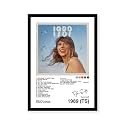 CodersParadise Popular Music Artist TS - 1989 Album Art Wall Poster Frames | 8x12 inch (A4 Size) | Hanging Wall Artwork Frames For Home Bedroom, Living Room and Walls Aesthetics | Framed Artworks