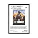 CodersParadise PUBG Wall Poster Frame | 8x12 inch (A4 Size) | Hanging Wall Artwork Frames For Home Bedroom, Living Room and Walls Aesthetics | Framed Artworks