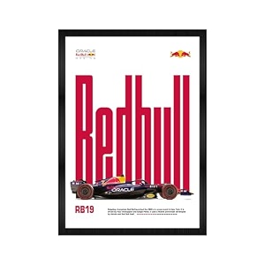 codersparadise red bulls premium a4 wall poster frame stylish framed wall art for home bedroom living room amp office dcor  ready-to-hang decorative theme prints modern sports-inspired wall frames