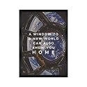 CodersParadise Space Window Wall Poster Frames | Aesthetic A4 Poster Frames For Home, Living Room, Bedroom and Office | Wall Frames Artworks | Hanging Theme Posters