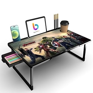 codexial technologies private limited mini laptop table for bed study table with drawer tabletmobile holder for kids amp adults black-cotted-avanger