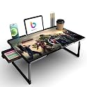 CODEXIAL Technologies Private Limited Mini Laptop Table for Bed, Study Table with Drawer, Tablet/Mobile Holder for Kids &amp; Adults (Black-COTTED-Avanger)
