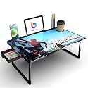 CODEXIAL Technologies Private Limited Mini Laptop Table for Bed, Study Table with Drawer, Tablet/Mobile Holder for Kids &amp; Adults (Black-COTTED-Spiderman)