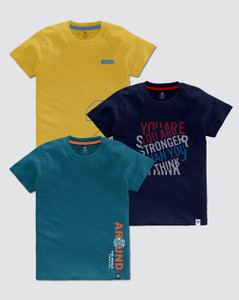 Codez Boys Printed Cotton Blend Regular T
