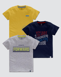 Codez Boys Printed Cotton Blend Regular T