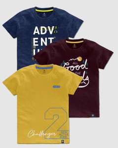 Codez Boys Printed Cotton Blend Regular T