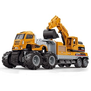 truck toy crane excavator toy metal head bulldozer trucks toys friction powered engineering vehicle model construction toys for 2 3 4 5 years kids