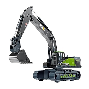 unbreakable crane model excavator construction engineering vehicle friction powered 360 moving parts inertia toys trucks building vehicles for kids 2 years and above