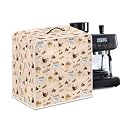 Coffee Machines Covers - Dust Resistant Protective Covers For Coffee Makers, Blender, Mixer, Juice Machine - Dust Proof, Washable Chocolate and Cake Pattern