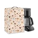 Coffee Machines Covers - Dust Resistant Protective Covers For Coffee Makers, Blender, Mixer, Juice Machine - Dust Proof, Washable Chocolate and Cake Pattern