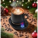 Coffee Mug Warmer for Desk with Auto Shut Off, Coffee Warmer for Desk with 3 Temperatures &amp; 8 Hours Auto shutoff (Christmas Coffee Gifts)