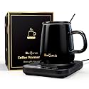 Coffee Mug Warmer Set, 12 Mode Timer &amp; 36W Coffee Cup Warmer for Desk Auto Shut Off, 9 Mode Temperature, Best Gift for Women Men Coffee Lover, 14oz