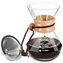 Coffee Pour Over 13.5oz 400ml High Borosilicate Glass Pour Over
