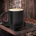 Coffee Mug Warmer for Desk, Coffee Cup Warmer for Desk with 3 Adjustable Temperatures &amp; 1-12H Timer (Christmas Coffee Gifts)