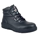 Cofra Work Shoes - Heat Resistant Asphalt Footwear with Composite Safety Toe &amp; Heat Defender Nitrile Rubber Outsole - Black