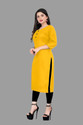 Coft Women Solid A-line Kurta