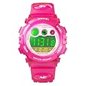 cofuo Kids Digital Sport Watch for Boys Girls, Kid Waterproof Electronic Multi Function Casual Outdoor Watches, 7 Colorful LED Luminous Alarm Stopwatch Wristwatch