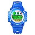 cofuo Kids Digital Sport Watch for Boys Girls, Kid Waterproof Electronic Multi Function Casual Outdoor Watches, 7 Colorful LED Luminous Alarm Stopwatch Wristwatch