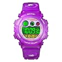 cofuo Kids Digital Sport Watch for Boys Girls, Kid Waterproof Electronic Multi Function Casual Outdoor Watches, 7 Colorful LED Luminous Alarm Stopwatch Wristwatch
