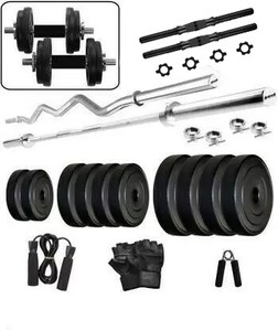 COGNANT 30 kg FITNESS PVC Dumbbell Set
