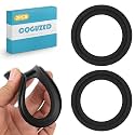 CoguZed 2Pcs RV Toilet Seal Kit, Black Rubber Gasket Replacement for Dometic 300/310/320, Solves Leakage and Odor Problems, Easy Installation, 2 Pack