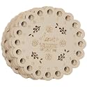 COHEALI 10Pcs Heart Shaped Wood Embroidery Floss Organizer - Valentine's Day Cross Stitch Thread Holder - Natural Wooden Floss Bobbins for Needlework, Sewing Supplies & DIY Craft Projects - 5.5 Inch