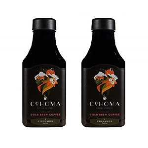 cohoma coffee cinnamon hazelnut cold brew coffee i medium roast  pack of 2  105l i ready to drink coffee i makes 7-10 glassesbottle i made with fresh roasted aa grade arabica coffee