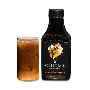 cohoma cold brew cinnamon hazelnut 105l bottle i medium roastground coffee i ready-to-drink coffee  makes 7-10 glasses i made with fresh roasted aa grade arabica coffee