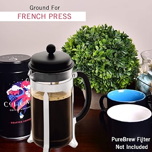 cohoma coffee company ground coffee cinnamon hazelnut french press  ground coffee 250g  made with 100 aa grade a specialty arabica coffee