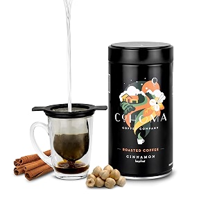 cohoma coffee company roasted coffee cinnamon hazelnut i medium roast 250g free pure brew filter  no additional brewing equipment required i made with 100 aa grade arabica coffee