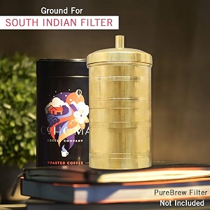 cohoma coffee company roasted coffee cinnamon hazelnut south indian filter grind i medium roast 250g  made with aa grade arabica coffee