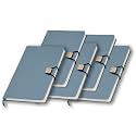 COI A5 Planner Dated Grey/New Year, Daily, Monthly, Yearly Diary and Organiser for Office Going Men and Women (Set of 5)
