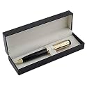 COI Black and Gold Pen with Blue Ink and Executive Use Roller Point Pen.